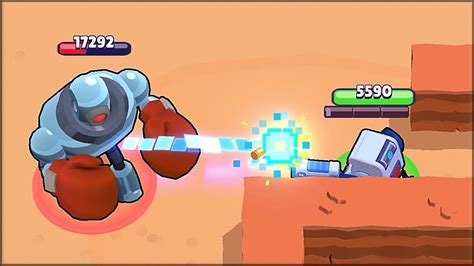 Brawl Stars Robo Rumble Keep Safe Brawler Bit Youtube