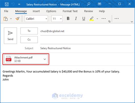 How To Send Automatic Email From Excel To Outlook Methods