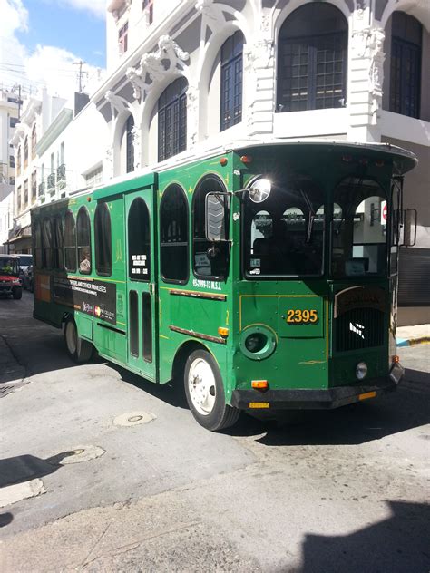 Old San Juan Trolley Southern Caribbean Cruise Puerto Rico Island