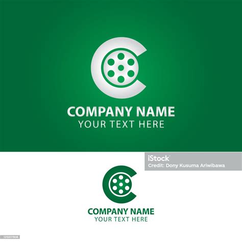 Huruf C Untuk Desain Bioskop Logo Logo Film Desain Sederhana Ilustrasi ...