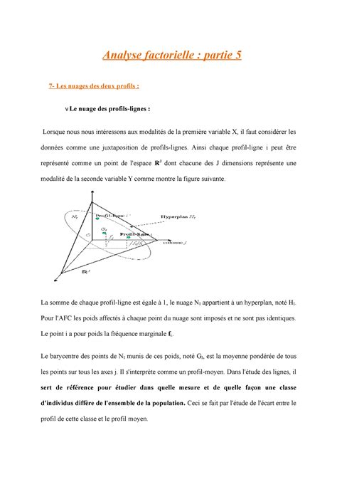 Analyse Factorielle Partie 5 Analyse Factorielle Partie 5 7 Les