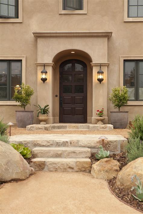 Use Our Rocks For Steps Tuscan House Tuscan Villa Exterior Tuscan Style