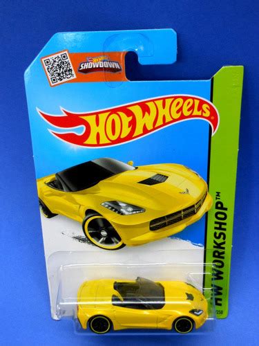 Hot Wheels Corvette Stingray Amarillo Hw Worksh