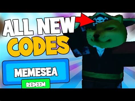 ALL MEME SEA CODES October 2022 ROBLOX Codes SECRET WORKING