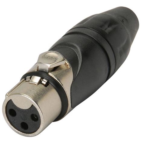 Amphenol AX3F Female XLR Connector Nickel