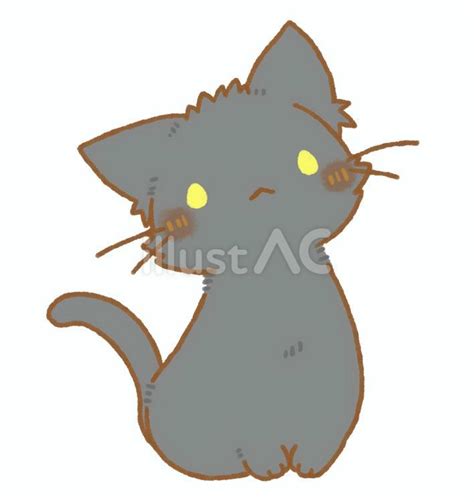 黒猫猫さんの表情差分のイラスト 通常イラスト No 23614374／無料イラスト フリー素材なら「イラストac」