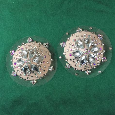 Burlesque Nude Illusion Pasties Merkin Etsy