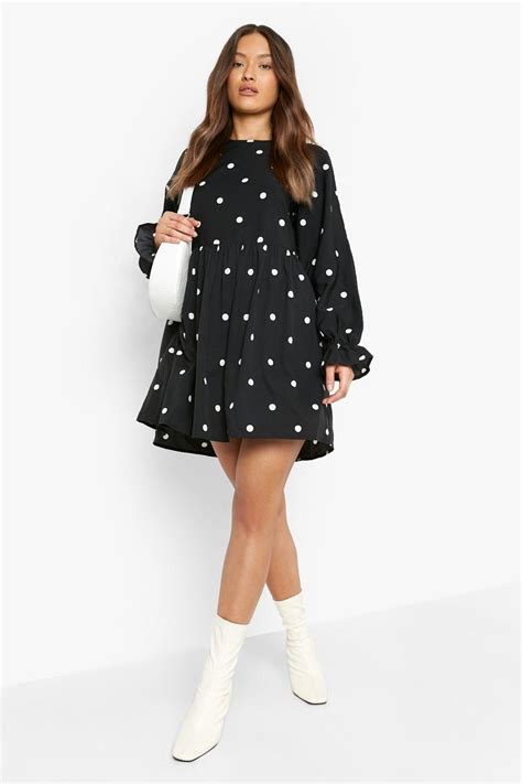 Smock Dresses Womens Smock Dresses Boohoo Uk