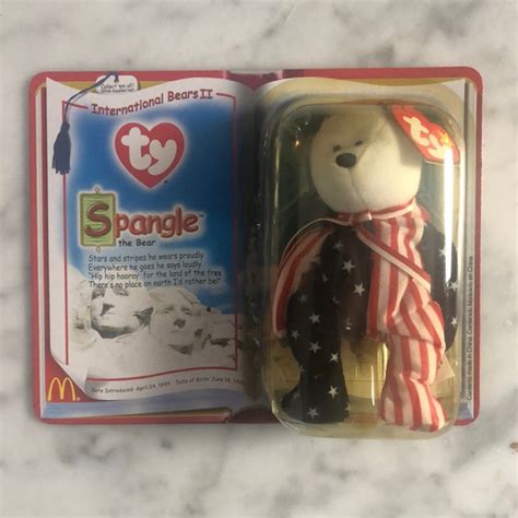 Ty Toys Ty Mcdonalds L International Bears Ii Spangle The Bear Usa