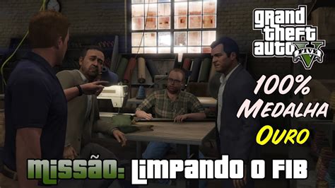 Grand Theft Auto V Missão Limpando o FIB 4K 60 Ultra Settings YouTube