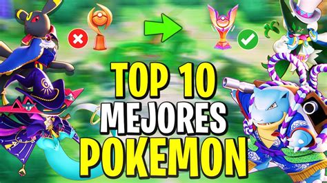 Los 10 MEJORES POKEMON PARA CLASIFICATORIA En POKEMON UNITE Alcanza