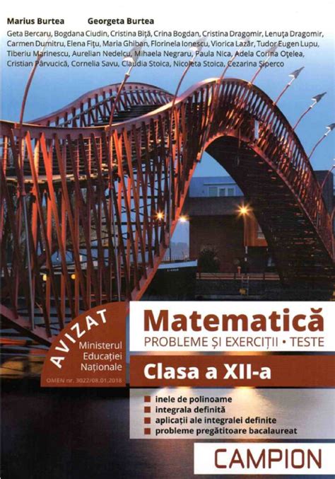 Matematica Probleme Si Exercitii Teste Clasa Pdf Autor Marius