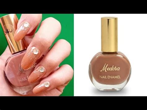 Nude Nail Art Design Nail Art Easy Nail Art Simple Nail Art YouTube