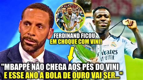 NOSSA Olha o que o FERDINAND FALOU DO VINI JR APÓS O TÍTULO DO REAL