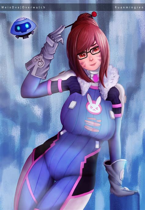 Mei X Dva Overwatch Ruan Ming Ren Illustrations Art Street