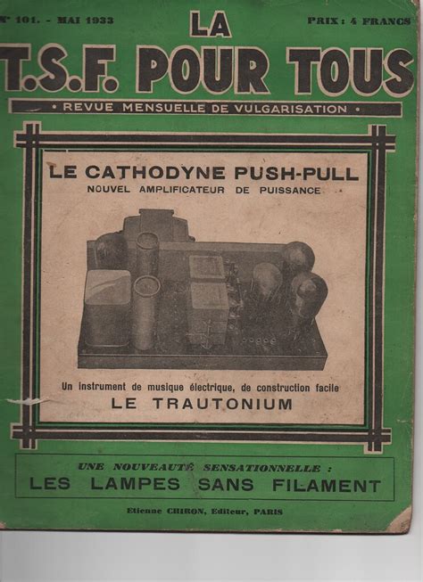 1 Lot De 60 Revues LA TSF POUR TOUS Troc Forum Retrotechnique