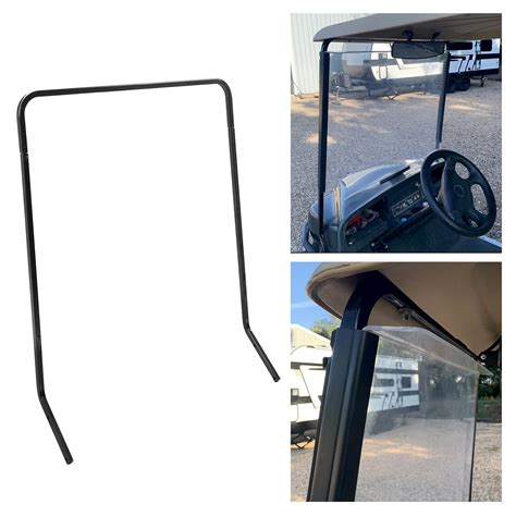 Hecasa Front Roof Top Strut Support Brackets Compatible With 1994 2013 Ezgo Golf Cart Medalist Txt