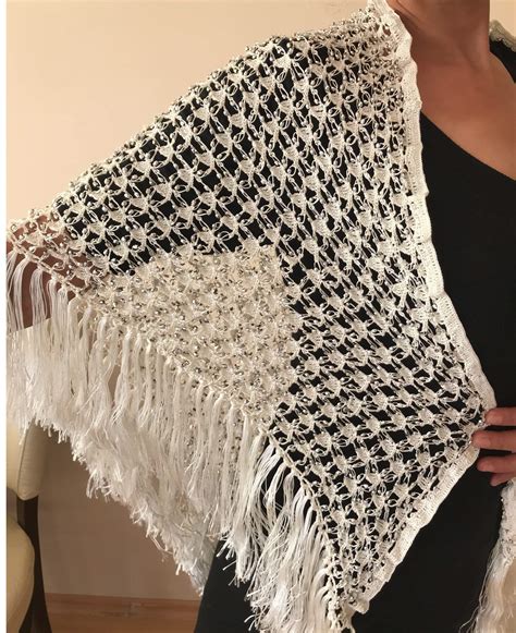 Beaded Crochet Shawl Crochet For Beginners