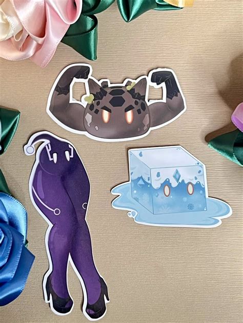 Genshin Impact Slime Stickers Etsy