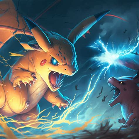 Pokemon Charizard Vs Pikachu