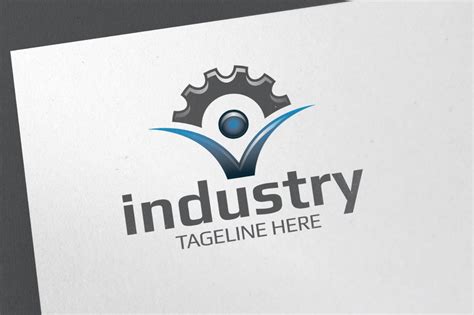 Industry Logo | Illustrator Templates ~ Creative Market