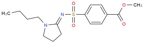 Benzoic Acid 4 1 Butyl 2 Pyrrolidinylidene Amino Sulfonyl Methyl