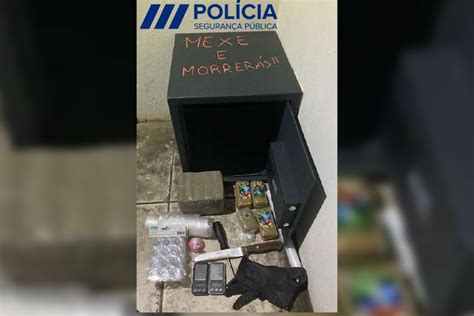 Traficante Guardava Droga Em Cofre Com Aviso De Morte