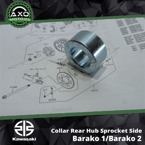 Collar Rear Hub Sprocket Side Barako1 Barako2 Barako3 Genuine Shopee Philippines