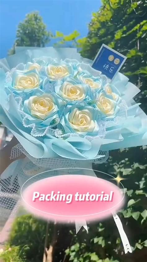 Handmade Diy Ribbon Rose Flowers Bouquet Tutorial Video In Diy