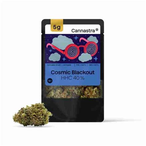 Hhc 40 Cosmic Blackout 5 Gramm Cannastra Hhc And Thc Derivate Eu Legal