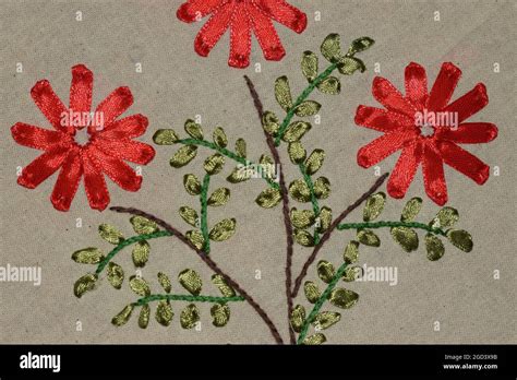 Ribbon Embroidery Flowers Patterns