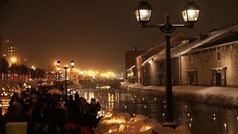 Otaru Snow Light Path Festival Otaru Yuki Akari No Michi