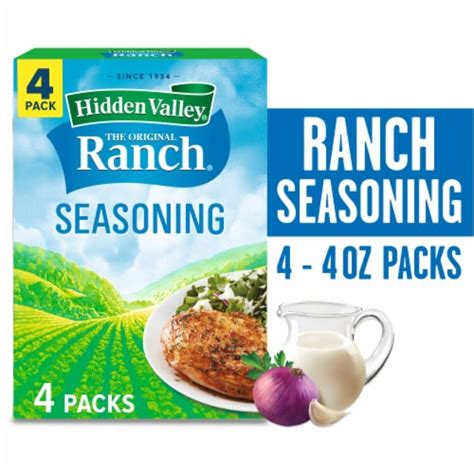 Hidden Valley Original Ranch Salad Dressing And Seasoning Mix Packets 4 Oz Smiths Food And Drug