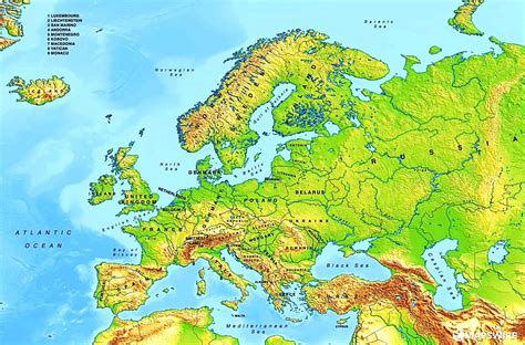 Mapa Fisico De Europa Para Imprimir Mapa De Rios Hot Sex Picture