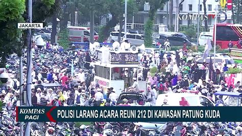 Antisipasi Massa Reuni Nekat Ke Kawasan Patung Kuda Polisi Lakukan