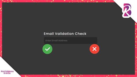 How To Check Email Valid Or Not Email Validation Check Using Vanilla