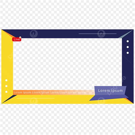 Video Streaming Clipart Png Images Blue Yellow Shape Video Stream