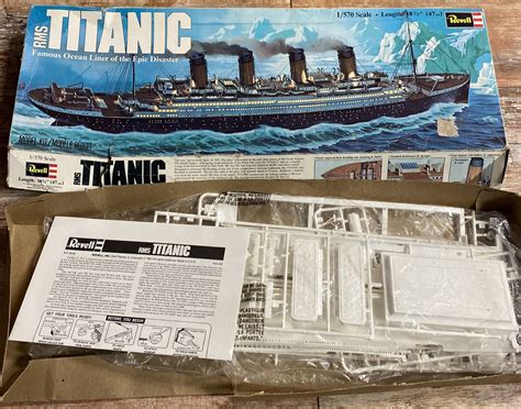 Revell Rms Titanic Plastic Model Ship Kit Scale Unbuilt