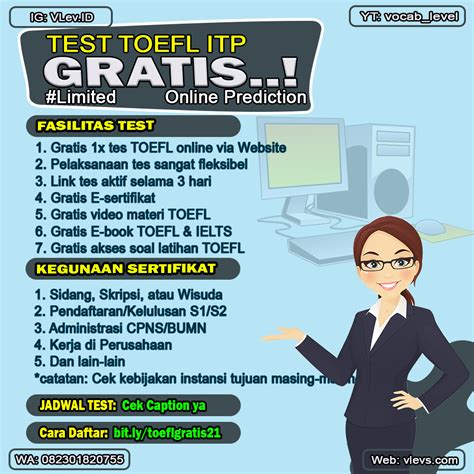 Tes Toefl Itp Gratis Vocab Level