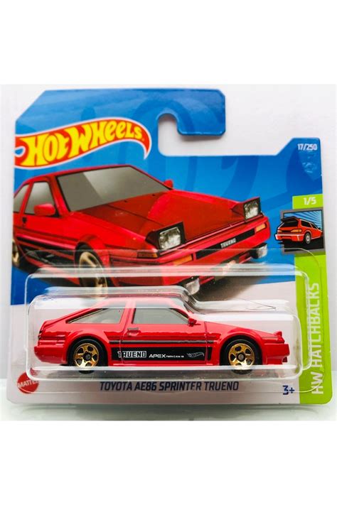 HOT WHEELS Toyota Ae Sprinter Trueno Red Ölçek Hotwheels Marka