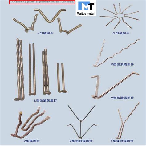 Anchors For Refractory Solutions For Petrochemical Gas Oil High