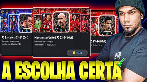 COMPREI O MELHOR PACOTE DO EFOOTBALL 2024 MOBILE A MELHOR ESCOLHA DOS