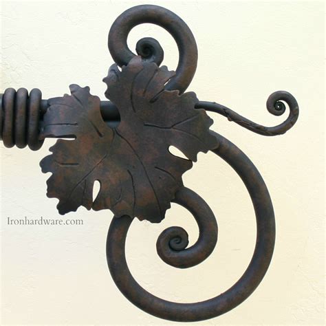 Iron Curtain Rod Finials Paso Robles Ironworks Curtain Rods Iron