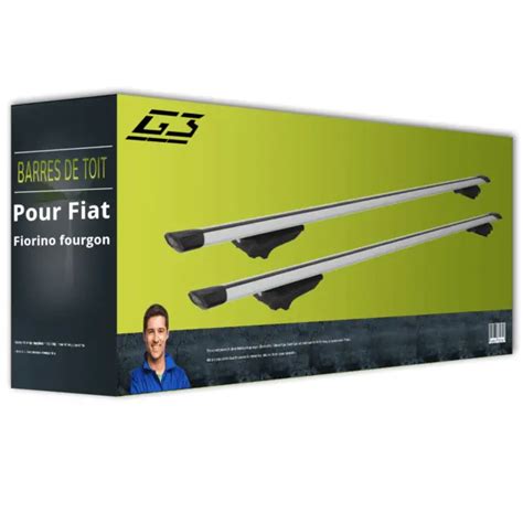 BARRES DE TOIT Aluminium Pour Fiat Fiorino Fourgon Type 225 G3 Clop