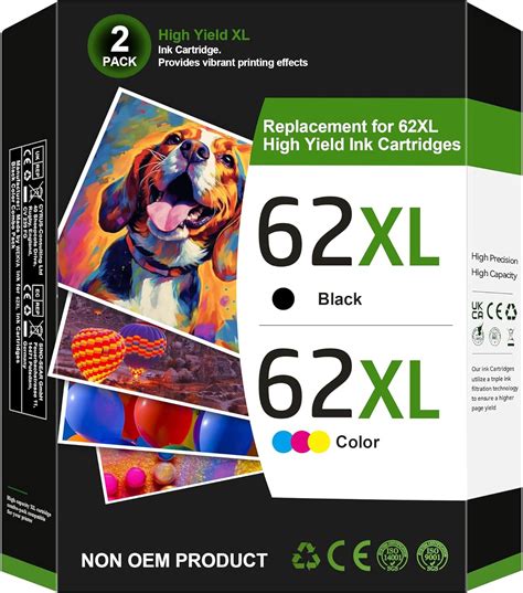 Amazon Xl Ink Cartridges Black And Color Replacement For Hp Ink