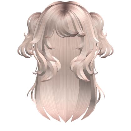 Soft Fluffy Anime Half Up Pigtails Platinum Blonde S Code Price