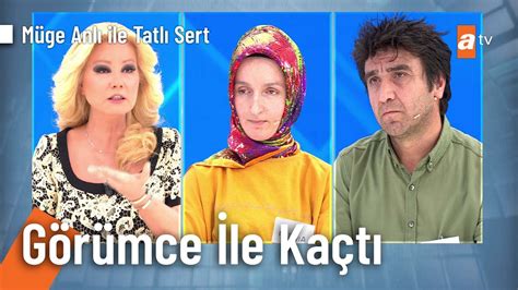 Görümce ile kaçtığı söylenen kişi canlı yayında Müge Anlı ile Tatlı