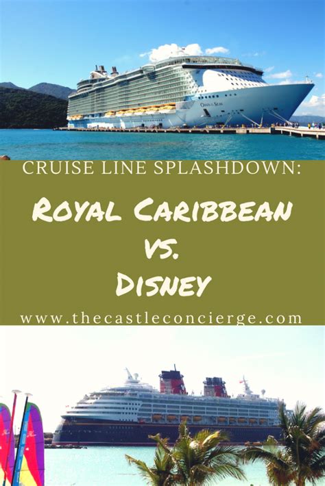 Cruise Line Splashdown: Royal Caribbean vs. Disney