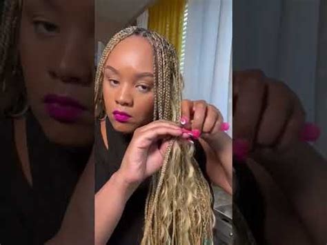 How To Turn Knotless Braids Into Goddess Braids Using Crochet Method