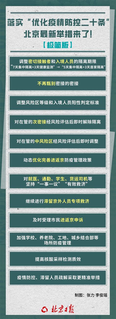 北京优化疫情防控最新举措，极简版梳理来了！工作措施科学